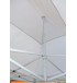4,5x3 MT BIANCO Gazebo richiudibile impermeabile con pareti