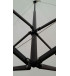3x3 MT BIANCO Gazebo richiudibile impermeabile con pareti finestrate