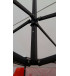 3x3 MT BIANCO Gazebo richiudibile impermeabile con pareti